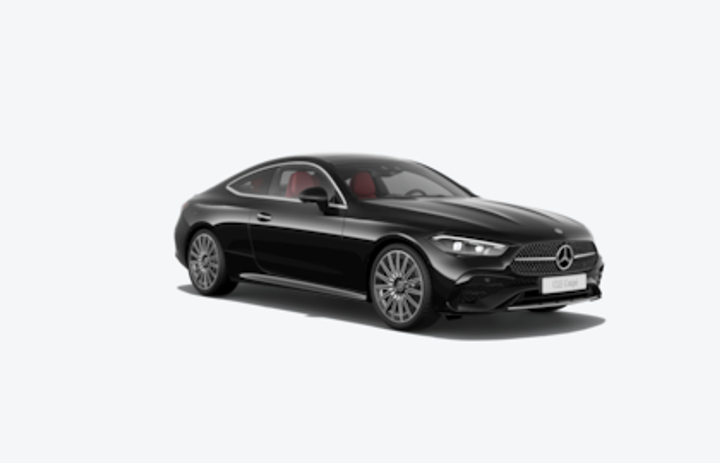 벤츠 CLE Coupé 전면부가 보이는 대표 이미지