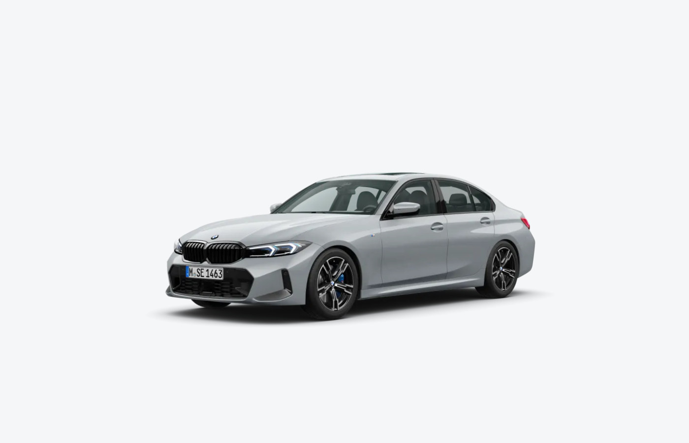 BMW 3시리즈 전면부가 보이는 대표 이미지